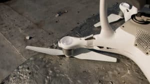 drone en mauvais état