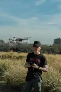 Drone de loisir piloté par un amateur